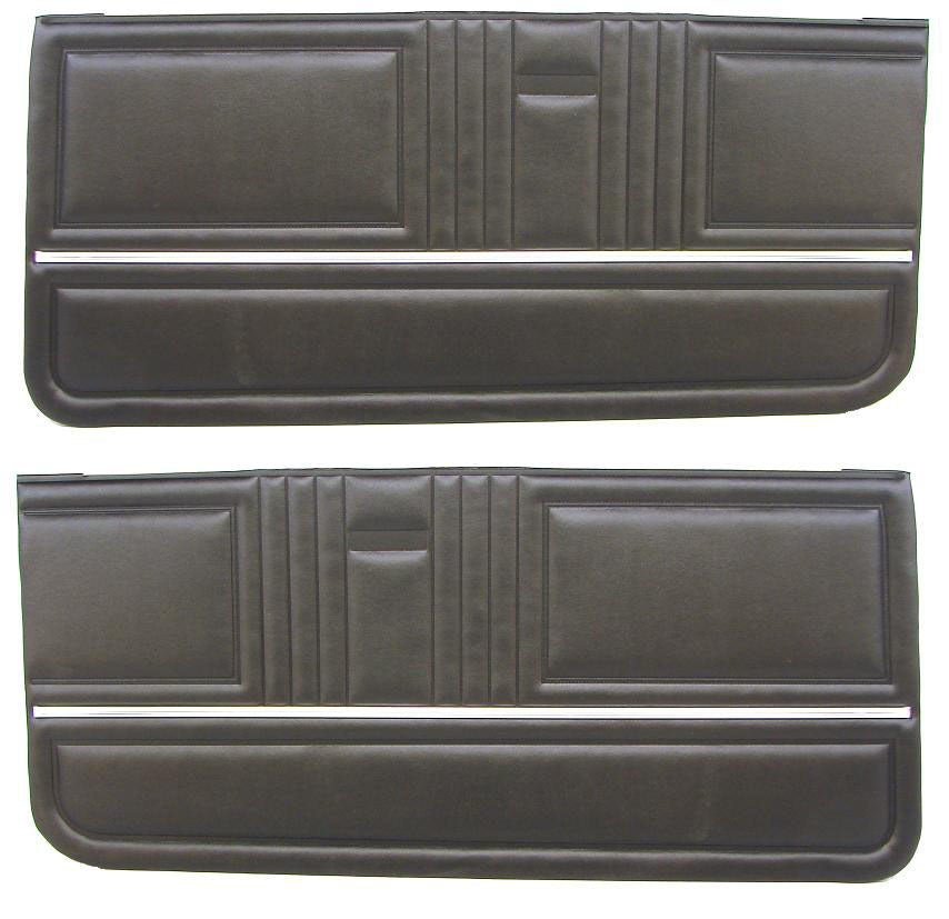 Door Panels, 1967 Camaro Standard Preassembled - Pair