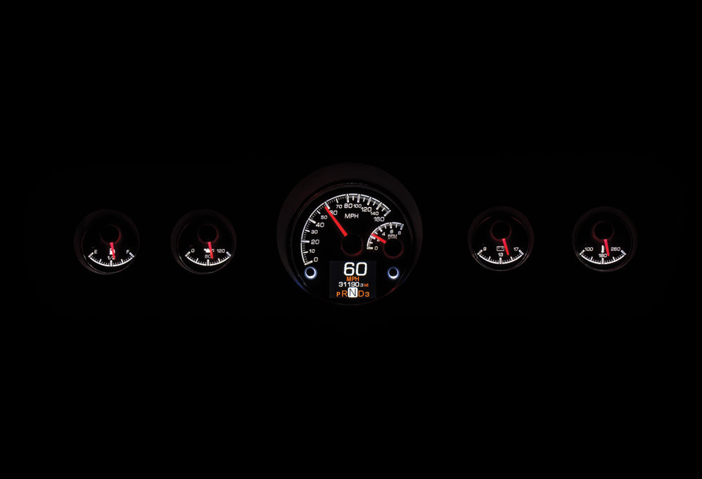 Dakota Digital Gauges, 1965-1966 Ford Mustang Dakota Digital HDX