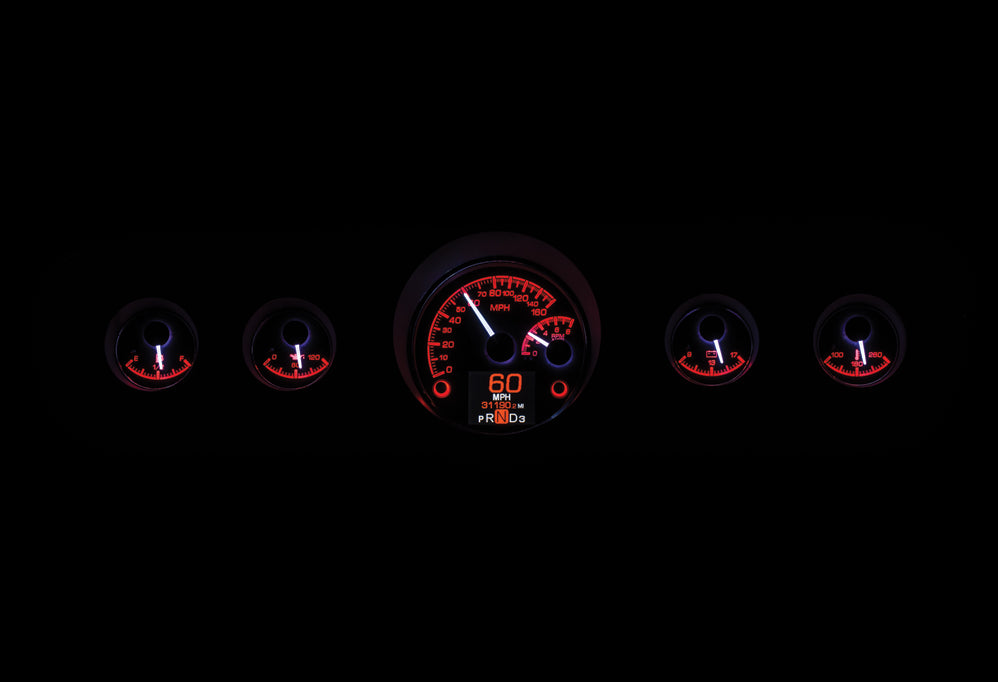 Dakota Digital Gauges, 1965-1966 Ford Mustang Dakota Digital HDX