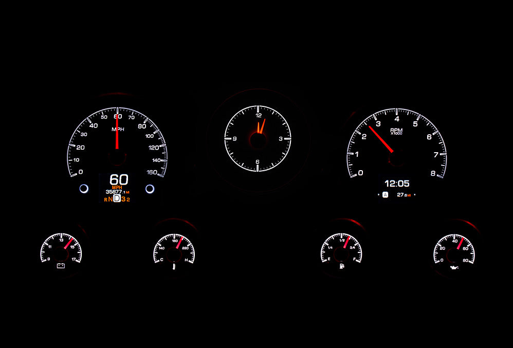Dakota Digital Gauges, 1967-1972 GM Truck HDX