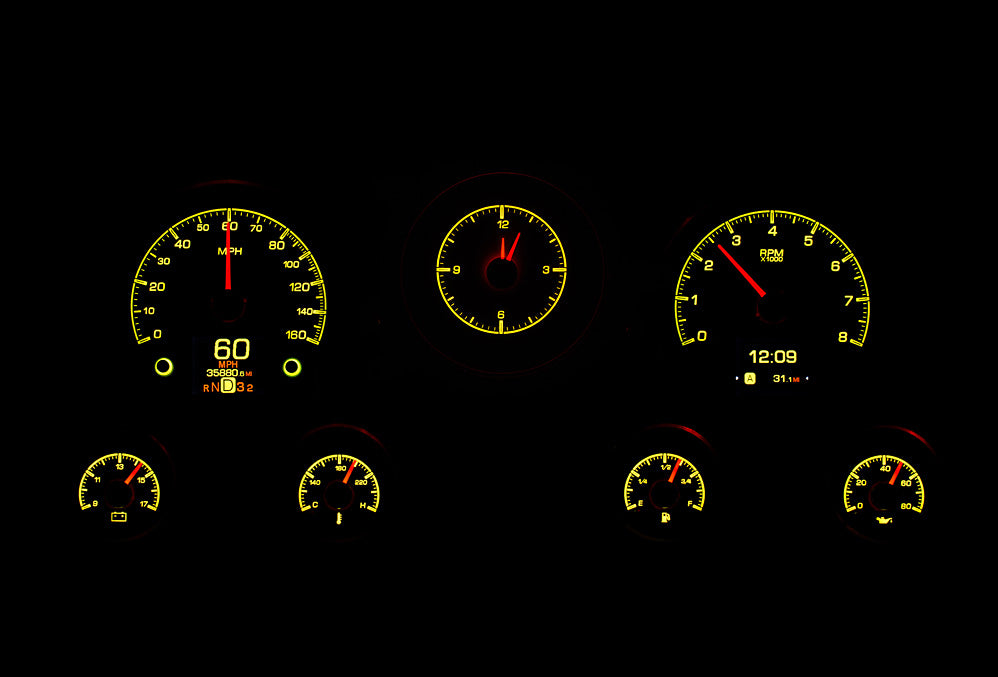 Dakota Digital Gauges, 1967-1972 GM Truck HDX