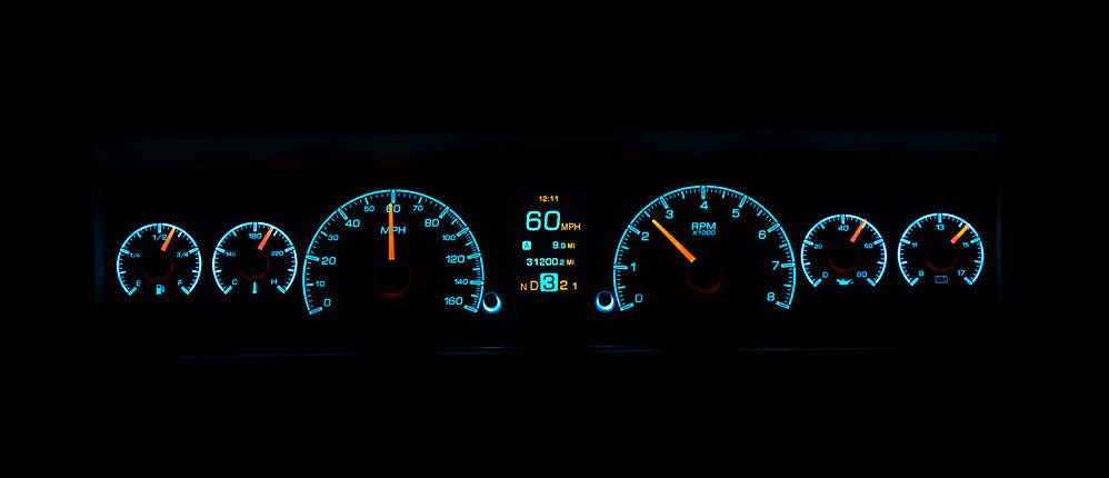 Dakota Digital Gauges, 1969-1976 Nova Apollo Skylark Omega Ventura HDX