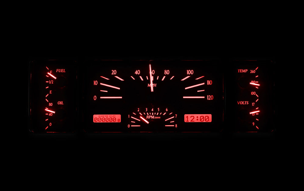 Dakota Digital Gauges, 1937-1938 Chevy VHX (Includes Bezel)