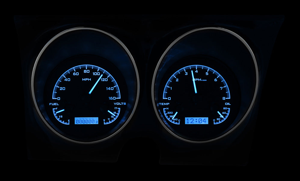Dakota Digital Gauges, 1967-1968 Camaro Firebird VHX Without Console Gauges