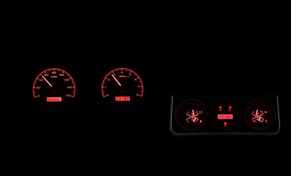 Dakota Digital Gauges, 1967 Camaro With Console Gauges VHX