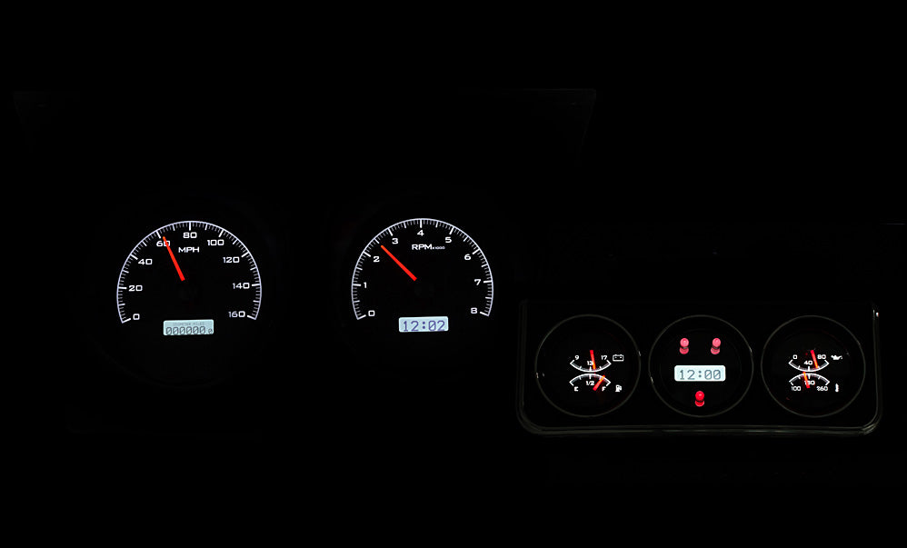 Dakota Digital Gauges, 1967 Camaro With Console Gauges VHX