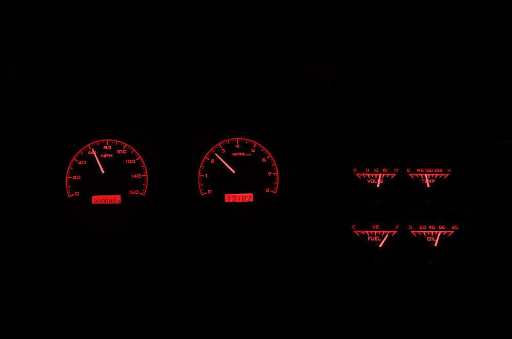 Dakota Digital Gauges, 1968 Camaro With Console Gauges VHX