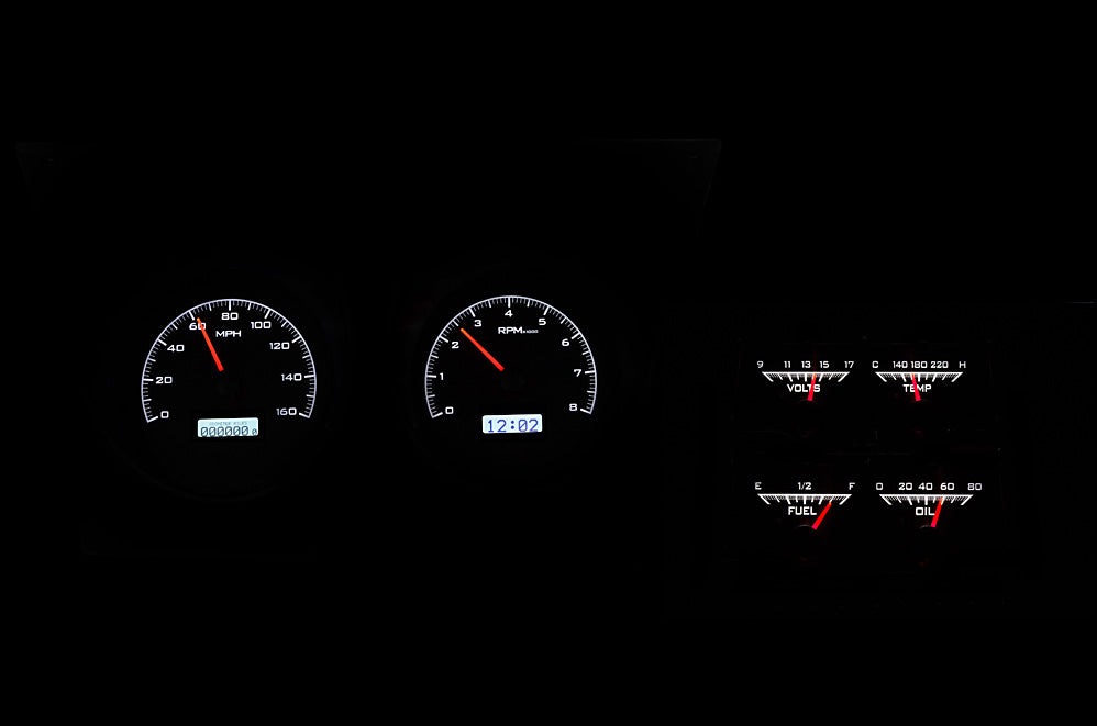 Dakota Digital Gauges, 1968 Camaro With Console Gauges VHX
