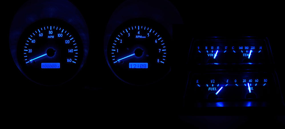 Dakota Digital Gauges, 1968 Camaro With Console Gauges VHX