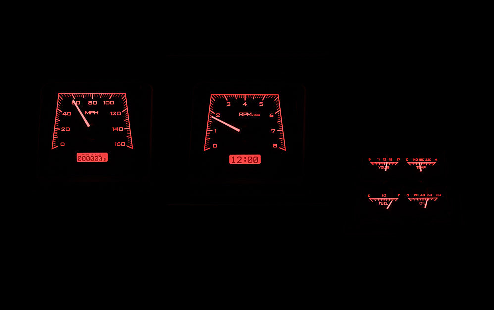 Dakota Digital Gauges, 1969 Camaro With Console Gauges VHX