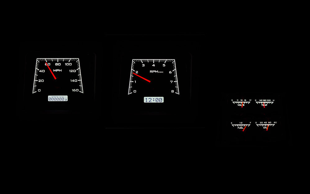 Dakota Digital Gauges, 1969 Camaro With Console Gauges VHX