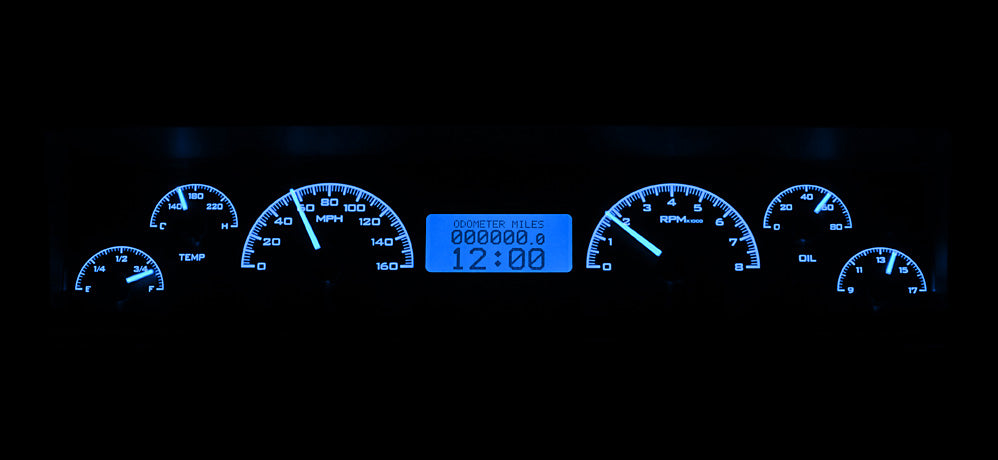 Dakota Digital Gauges, 1969-1976 Nova VHX