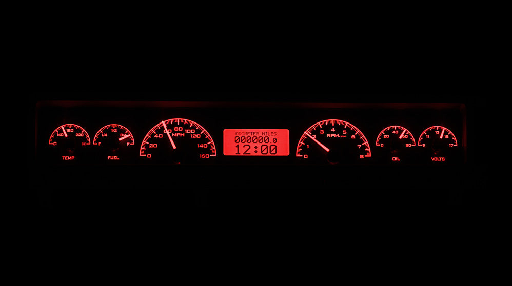Dakota Digital Gauges, 1966-1967 Fairlane VHX