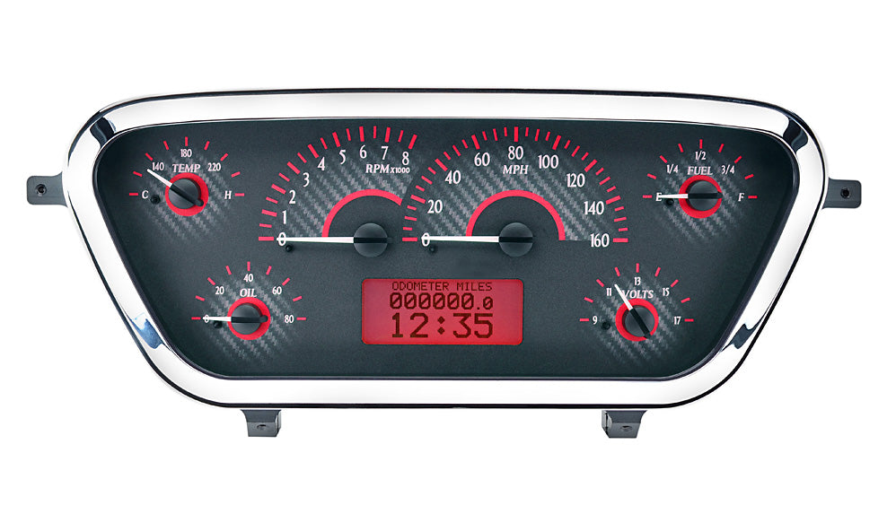 Dakota Digital Gauges, 1953-1955 Ford Pickup VHX (Includes Bezel)