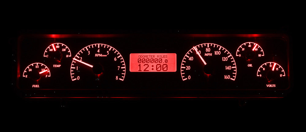Dakota Digital Gauges, 1968-1969 Buick Skylark VHX