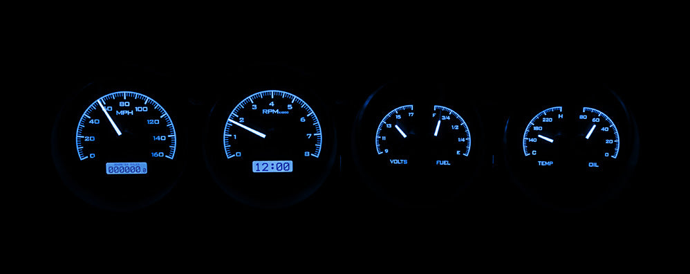 Dakota Digital Gauges, 1970-1974 Dodge Challenger & Plymouth Cuda With Rallye Dash VHX