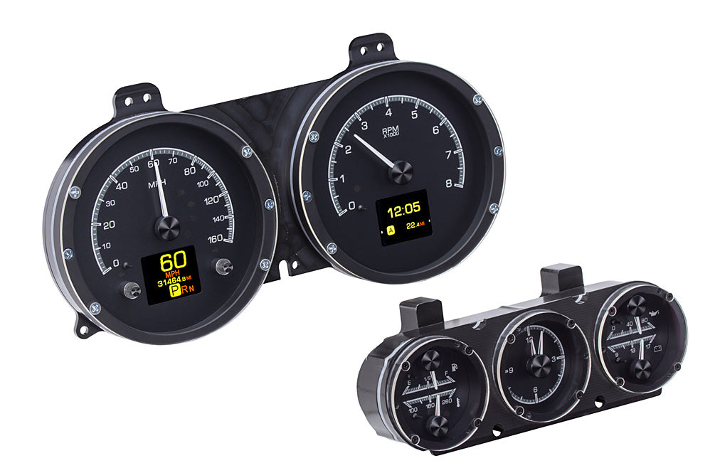 Dakota Digital Gauges, 1967 Camaro Dakota Digital HDX With Console Gauges