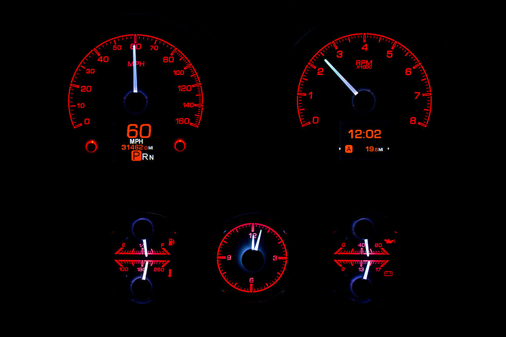 Dakota Digital Gauges, 1967 Camaro Dakota Digital HDX With Console Gauges