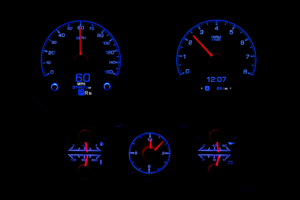 Dakota Digital Gauges, 1967 Camaro Dakota Digital HDX With Console Gauges