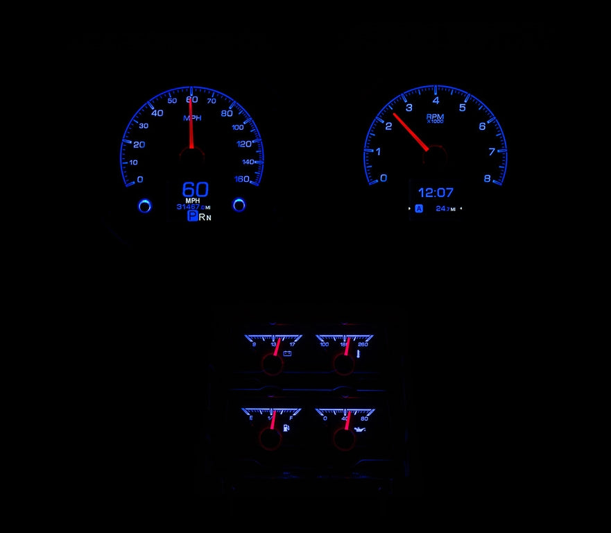 Dakota Digital Gauges, 1968 Camaro Dakota Digital HDX With Console Gauges