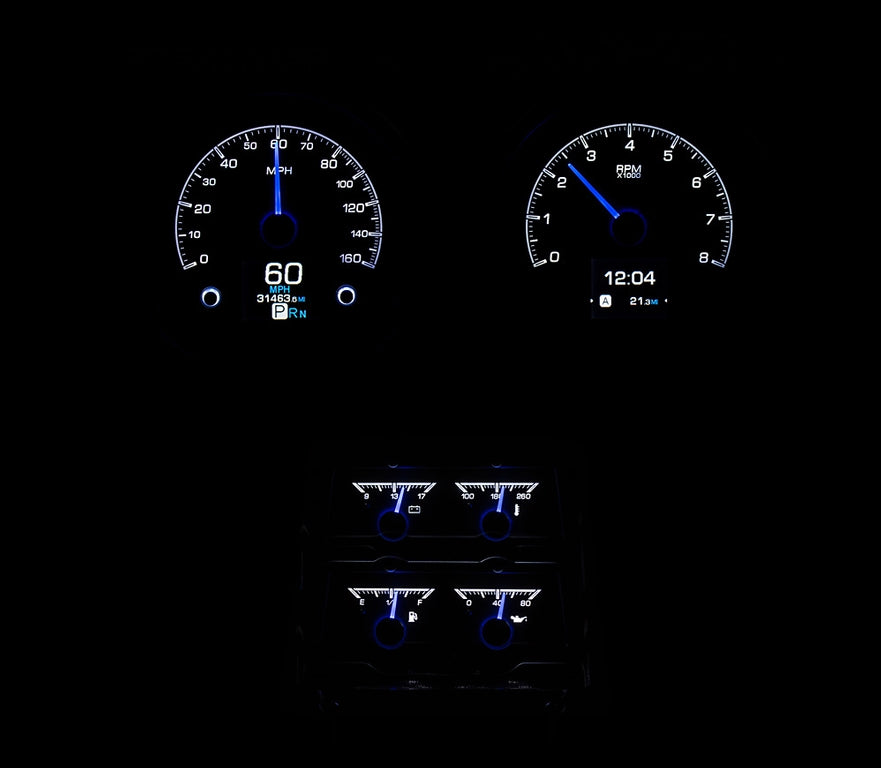 Dakota Digital Gauges, 1968 Camaro Dakota Digital HDX With Console Gauges