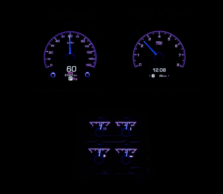 Dakota Digital Gauges, 1968 Camaro Dakota Digital HDX With Console Gauges
