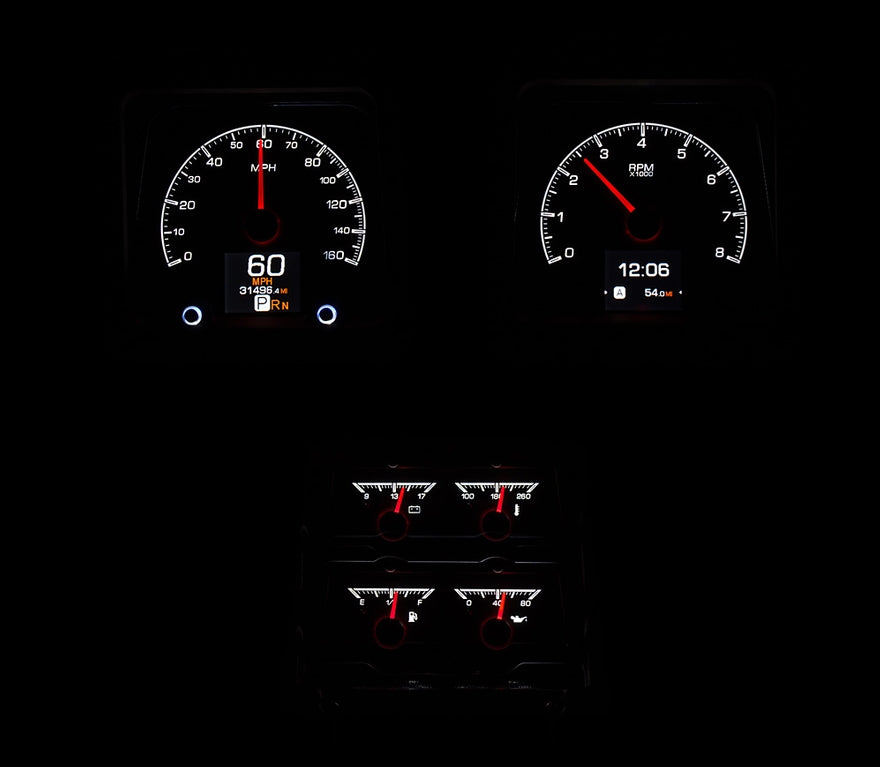 Dakota Digital Gauges, 1969 Camaro With Console Gauges HDX