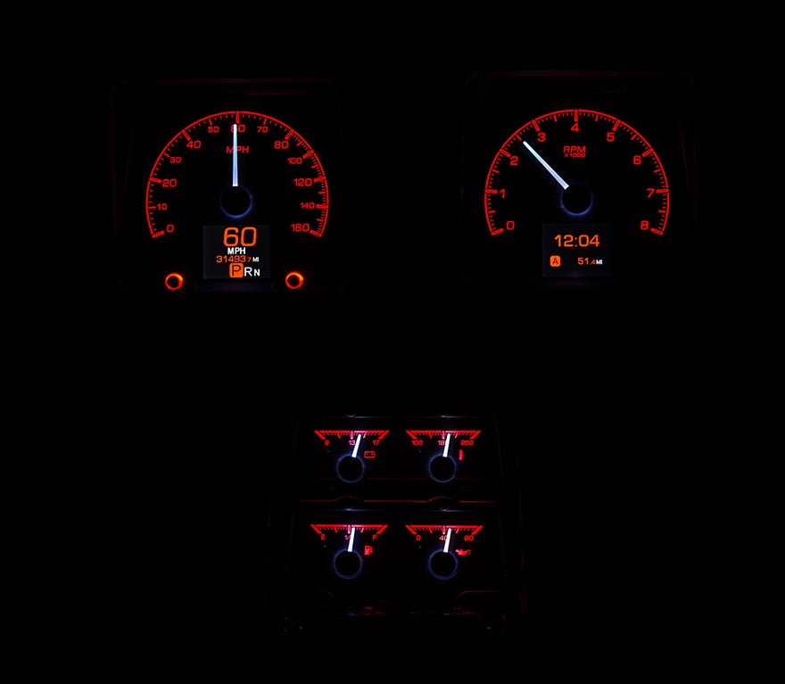 Dakota Digital Gauges, 1969 Camaro With Console Gauges HDX