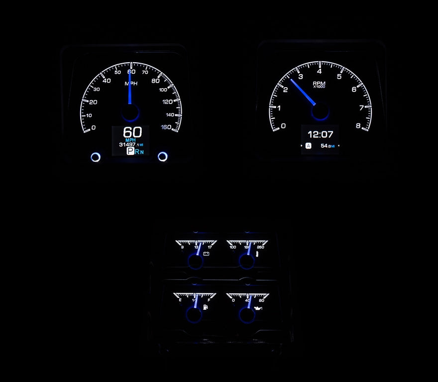 Dakota Digital Gauges, 1969 Camaro With Console Gauges HDX
