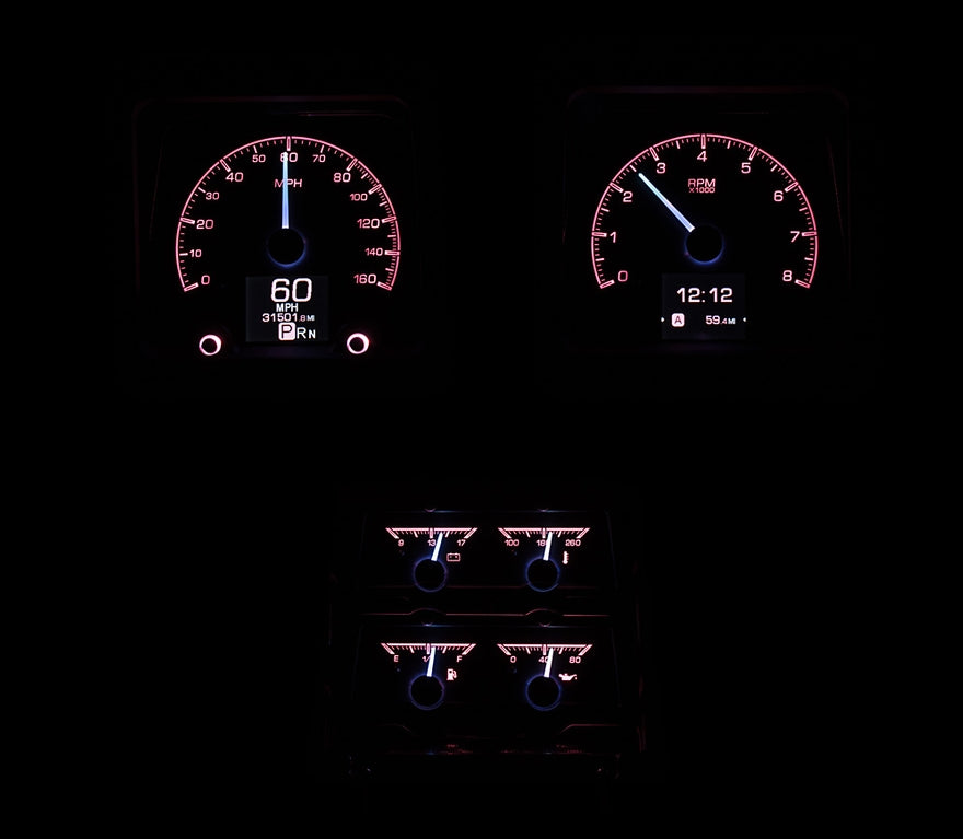 Dakota Digital Gauges, 1969 Camaro With Console Gauges HDX