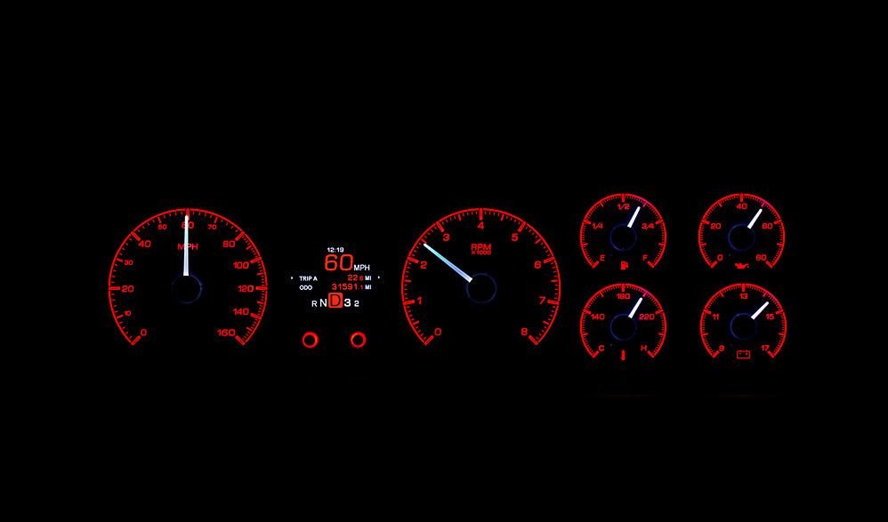 Dakota Digital Gauges, 1970-1972 Chevelle El Camino HDX Non SS