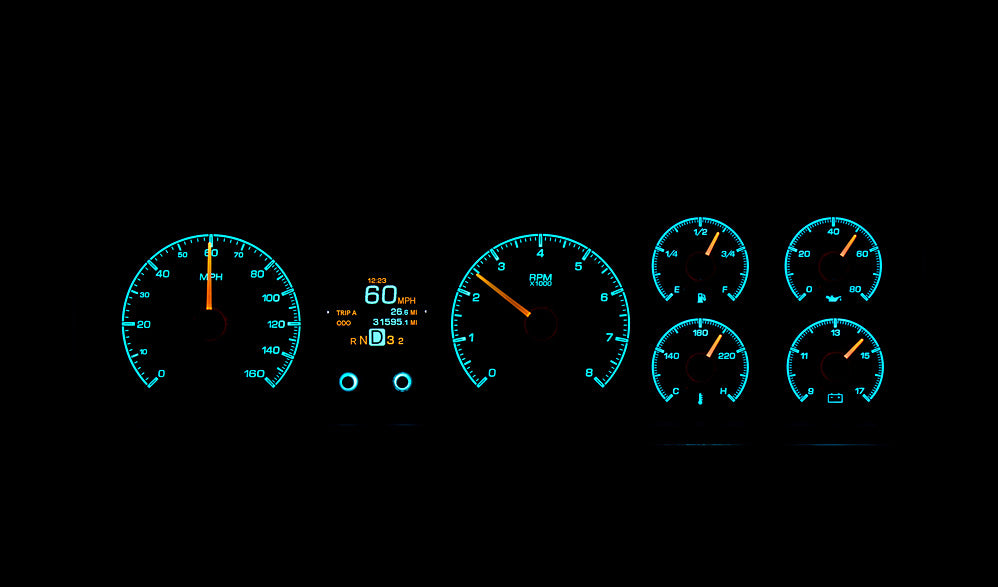 Dakota Digital Gauges, 1970-1972 Chevelle El Camino HDX Non SS