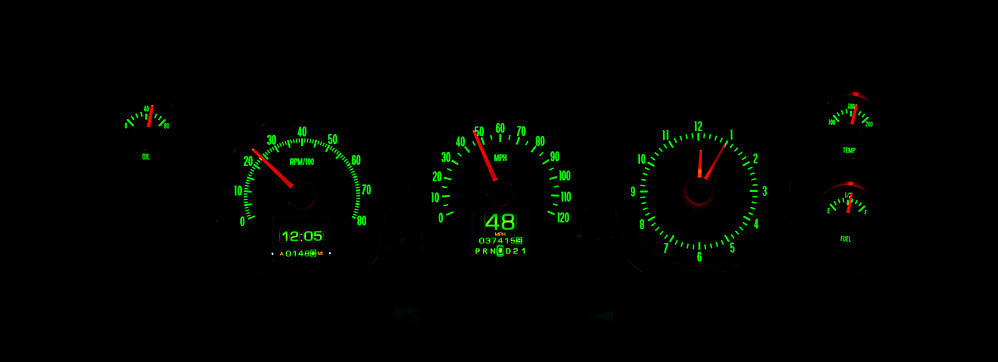 Dakota Digital Gauges, 1970-1972 Chevelle El Camino, Monte Carlo SS Dakota Digital RTX