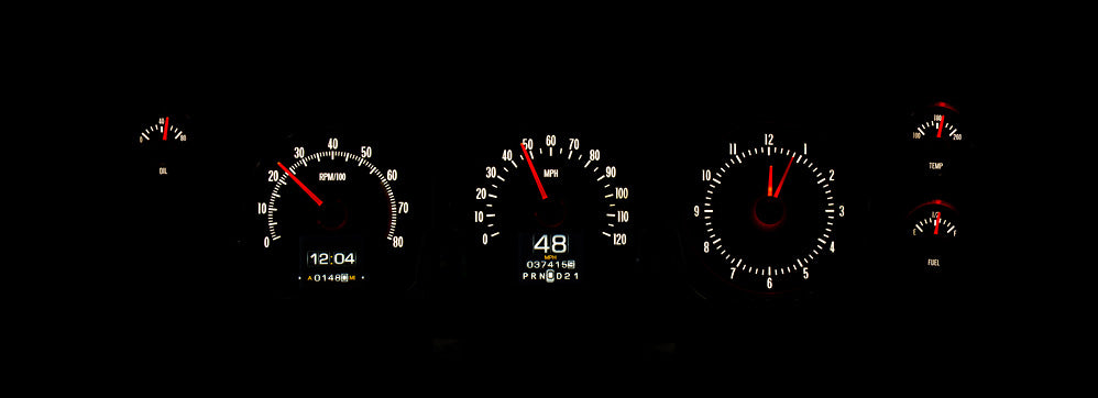 Dakota Digital Gauges, 1970-1972 Chevelle El Camino, Monte Carlo SS Dakota Digital RTX