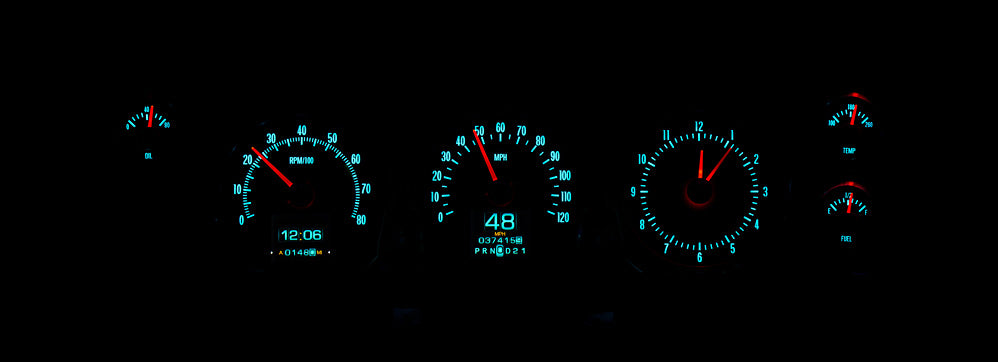 Dakota Digital Gauges, 1970-1972 Chevelle El Camino, Monte Carlo SS Dakota Digital RTX