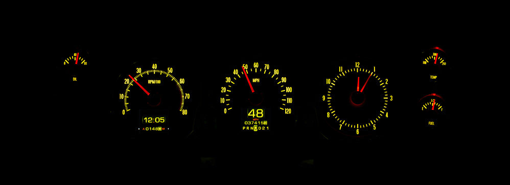 Dakota Digital Gauges, 1970-1972 Chevelle El Camino, Monte Carlo SS Dakota Digital RTX