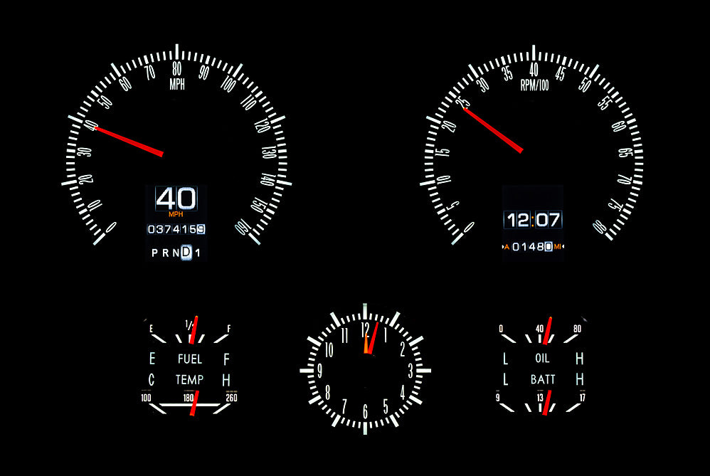 Dakota Digital Gauges, 1967 Camaro with Console Gauges RTX