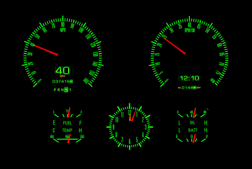 Dakota Digital Gauges, 1967 Camaro with Console Gauges RTX