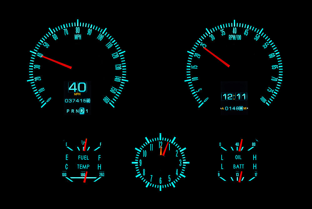 Dakota Digital Gauges, 1967 Camaro with Console Gauges RTX