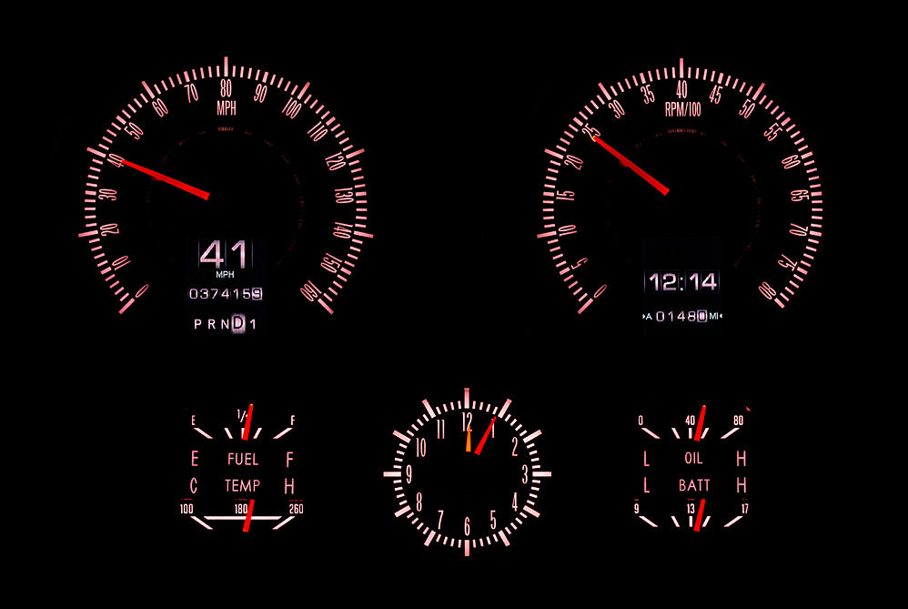 Dakota Digital Gauges, 1967 Camaro with Console Gauges RTX