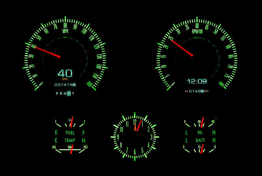 Dakota Digital Gauges, 1967 Camaro with Console Gauges RTX