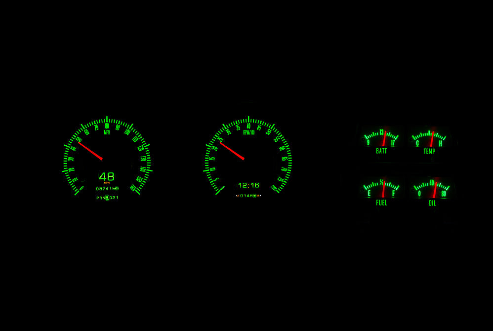 Dakota Digital Gauges, 1968 Camaro with Console Gauges RTX
