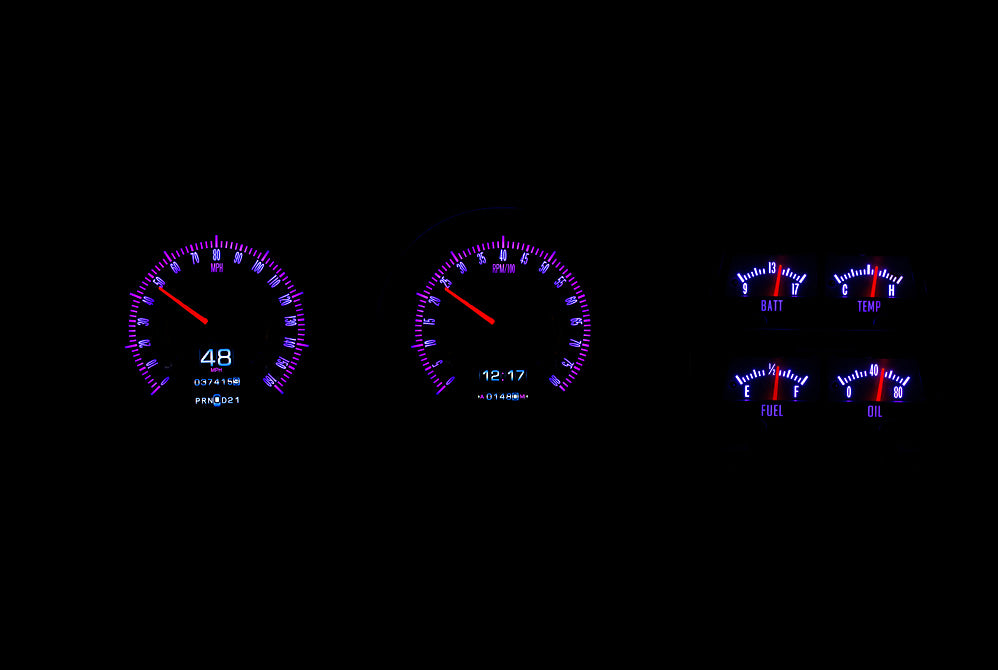 Dakota Digital Gauges, 1968 Camaro with Console Gauges RTX