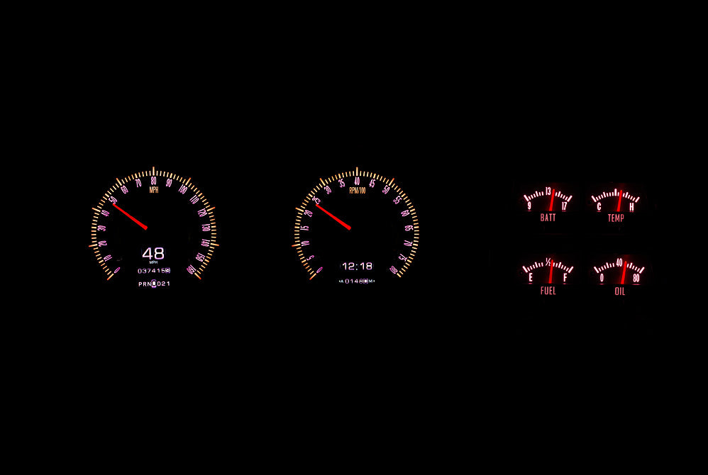 Dakota Digital Gauges, 1968 Camaro with Console Gauges RTX