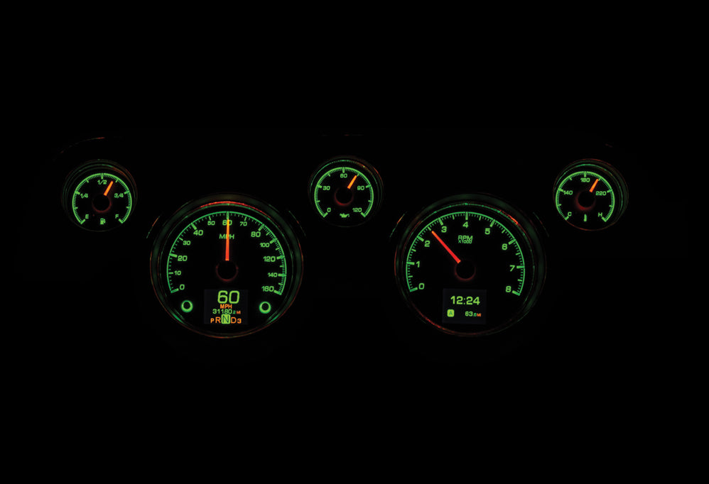 Dakota Digital Gauges, 1967-1968 Ford Mustang Dakota Digital HDX