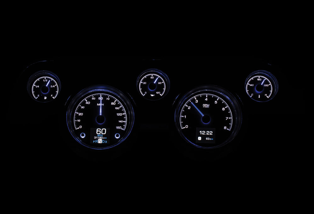 Dakota Digital Gauges, 1967-1968 Ford Mustang Dakota Digital HDX