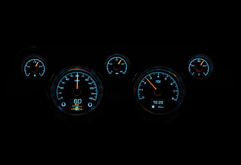 Dakota Digital Gauges, 1967-1968 Ford Mustang Dakota Digital HDX