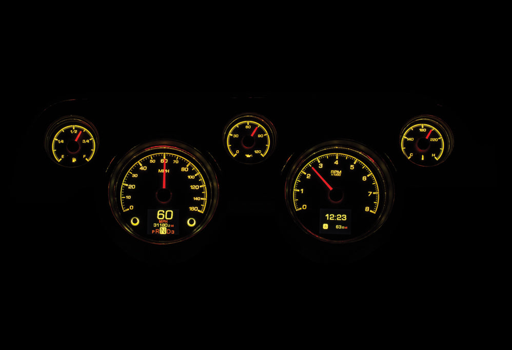 Dakota Digital Gauges, 1967-1968 Ford Mustang Dakota Digital HDX