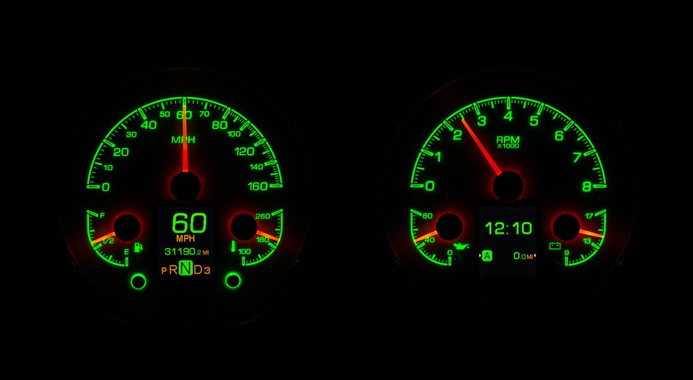 Dakota Digital Gauges, 1967-1968 Camaro HDX Without Console Gauges