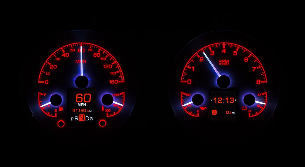 Dakota Digital Gauges, 1967-1968 Camaro HDX Without Console Gauges